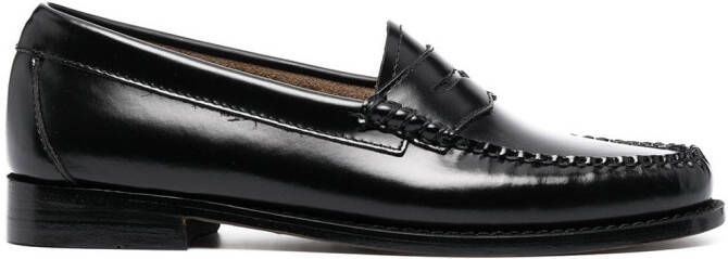 G.H. Bass  Co. slip-on penny loafers Black