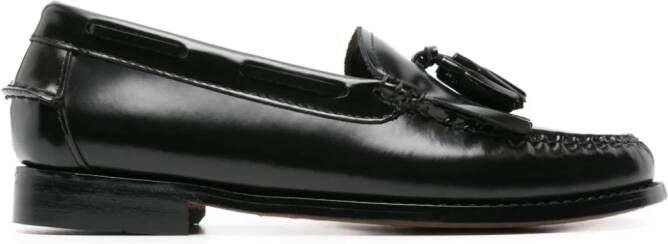 G.H. Bass  Co. Weejuns Esther Kiltie leather loafers Black