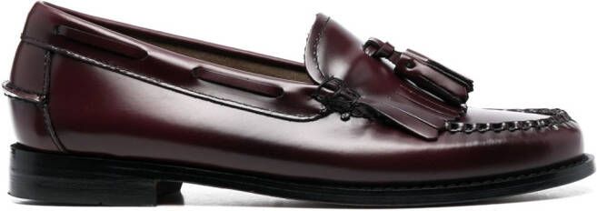 G.H. Bass  Co. Weejuns Esther Kiltie loafers Red