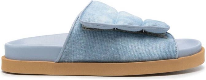 GIABORGHINI Gia 3 touch-strap sandals Blue
