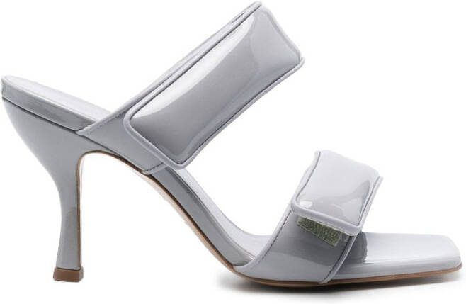 GIABORGHINI Perni 03 80mm double-strap sandals Grey
