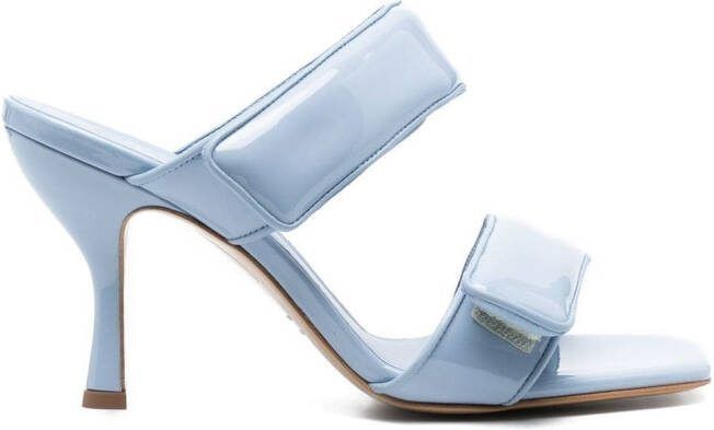 GIABORGHINI 90mm Perni sandals Blue