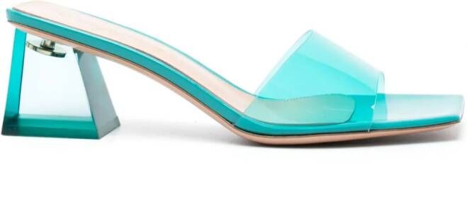 Gianvito Rossi Cosmic 55mm mules Blue