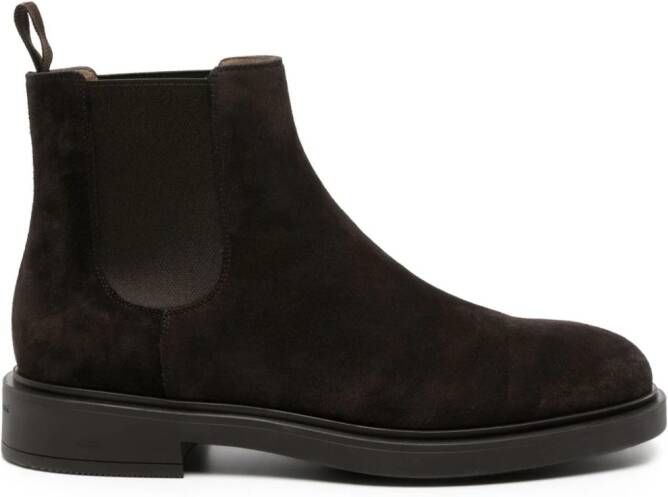 Gianvito Rossi Douglas suede side-panels boots Brown