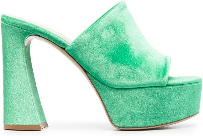 Gianvito Rossi 120mm Holly sandals Green