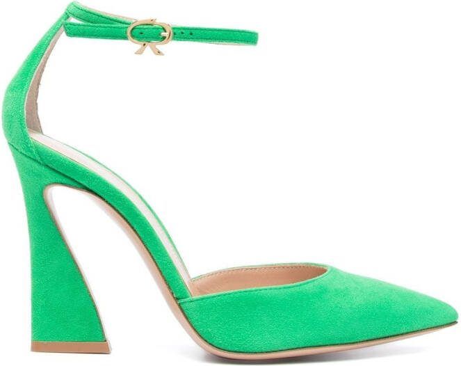 Gianvito Rossi 90mm suede pumps Green