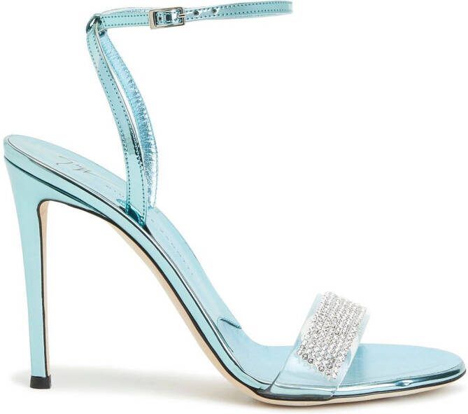 Giuseppe Zanotti 105mm Erwan sandals Blue