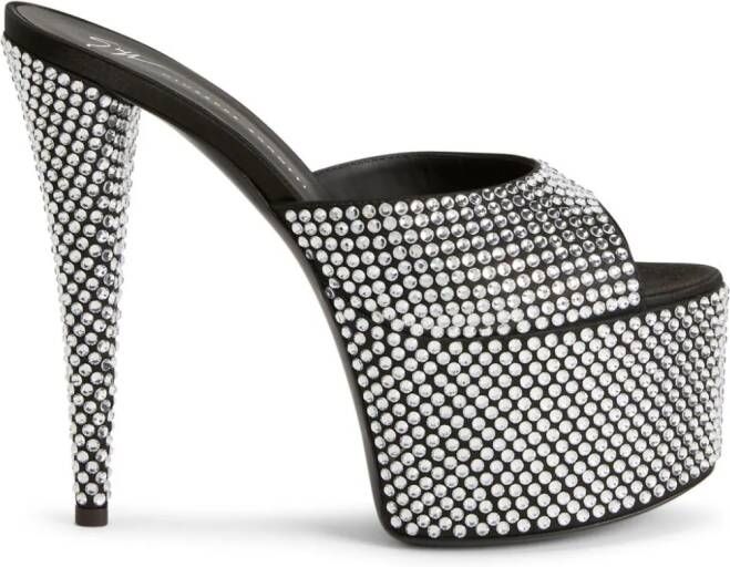Giuseppe Zanotti 150mm GZ Aida sandals Black