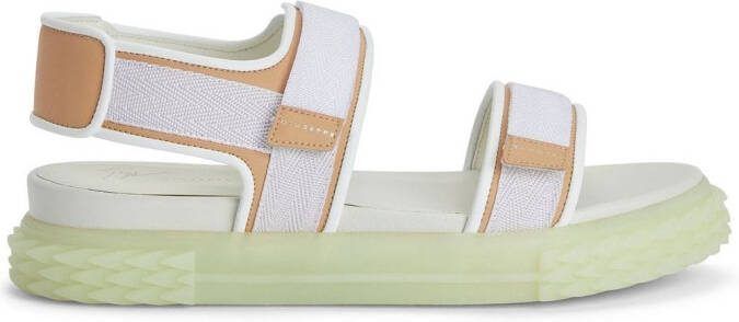 Giuseppe Zanotti Blabber Gummy strappy sandals White