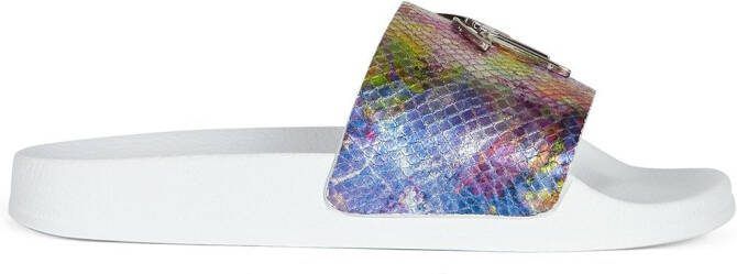 Giuseppe Zanotti Brett python-effect slides Blue