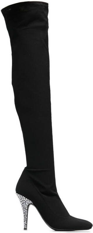 Giuseppe Zanotti Calixtee Cuissarde 110mm thigh-high boots Black