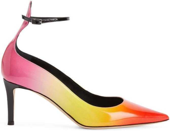 Giuseppe Zanotti 70mm Cohralise pumps Yellow