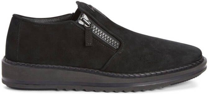 Giuseppe Zanotti Cooper logo-plaque loafers Black