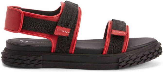 Giuseppe Zanotti Frankie double-strap sandals Red