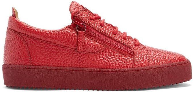 Giuseppe Zanotti Frankie geometric-textured sneakers