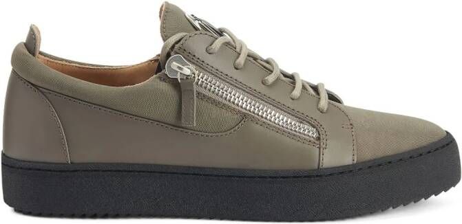 Giuseppe Zanotti Frankie low-top leather sneakers Green