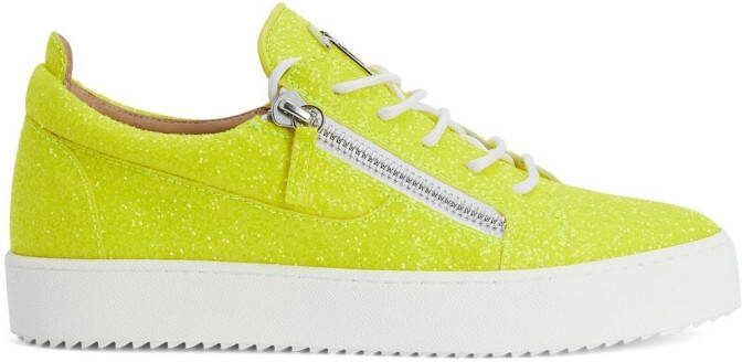 Giuseppe Zanotti Gail Glitter sneakers Yellow