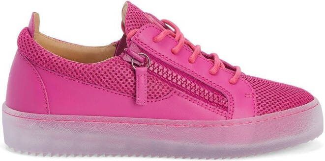 Giuseppe Zanotti Gail lace-up sneakers Pink