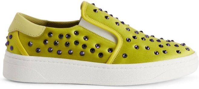 Giuseppe Zanotti GZ94 slip-on sneakers Green