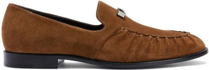 Giuseppe Zanotti Jareth suede loafers Brown