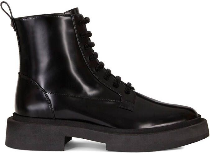 Giuseppe Zanotti lace-up combat boots Black