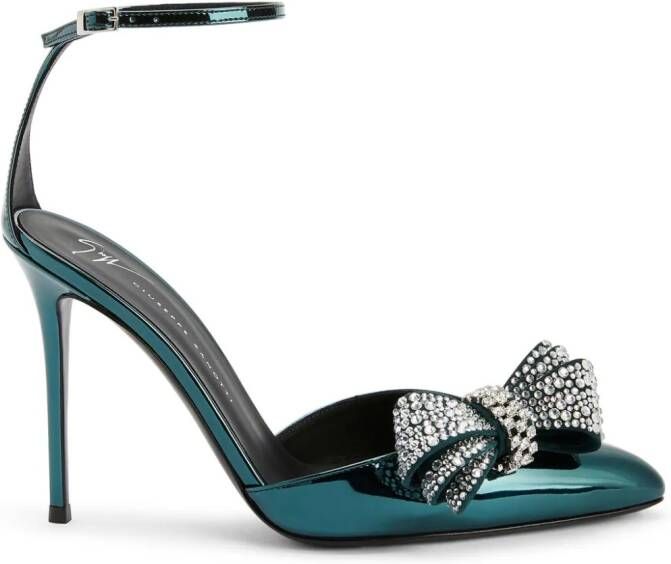 Giuseppe Zanotti 105mm Mahrtina pumps Green