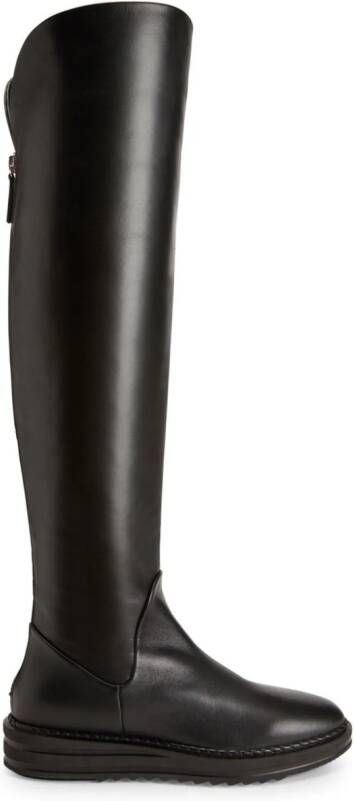 Giuseppe Zanotti Malakhie knee-high leather boots Black