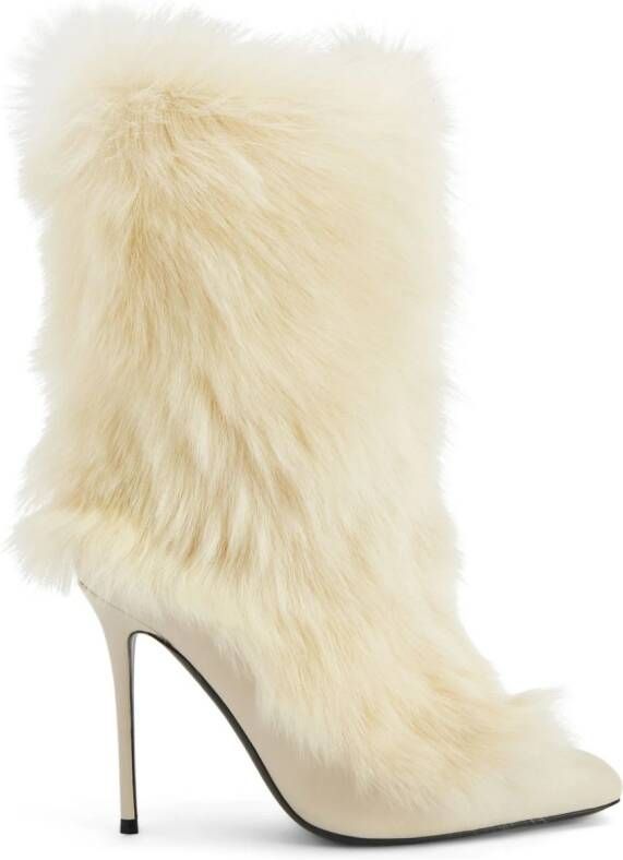 Giuseppe Zanotti 105mm Micole boots Neutrals