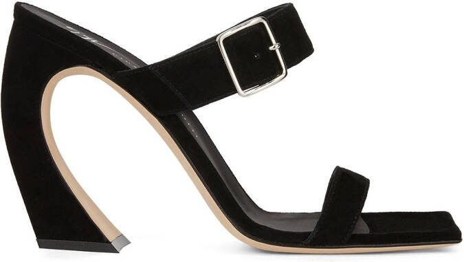Giuseppe Zanotti Musa suede sandals Black