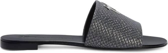 Giuseppe Zanotti Shirley leather sandals Grey