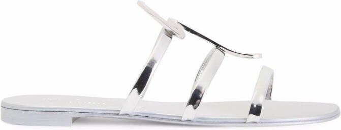 Giuseppe Zanotti Syrma G-strap sandals Silver