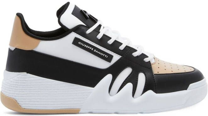 Giuseppe Zanotti Talon perforated sneakers Black