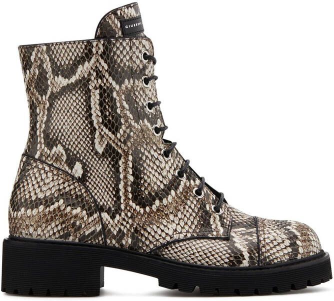 Giuseppe Zanotti Thora lace-up boots Brown