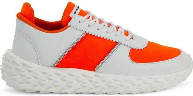 Giuseppe Zanotti Urchin panelled sneakers White