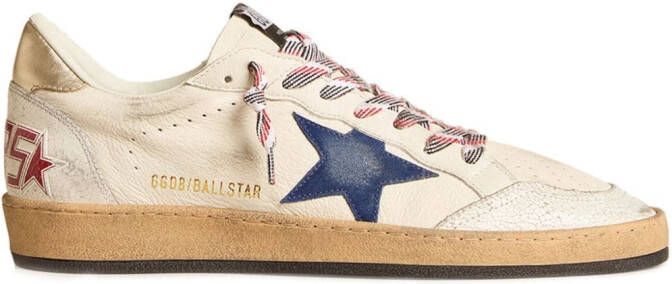 Golden Goose Ball-Star leather sneakers Neutrals
