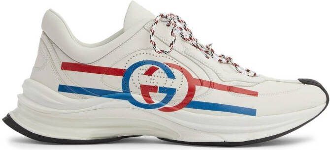 Gucci Run leather sneakers White