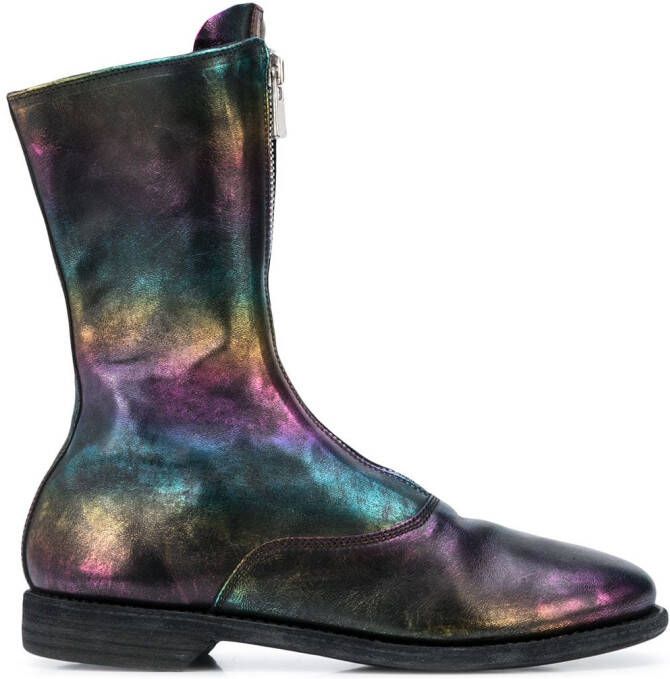 Guidi iridesdent ankle boots Multicolour