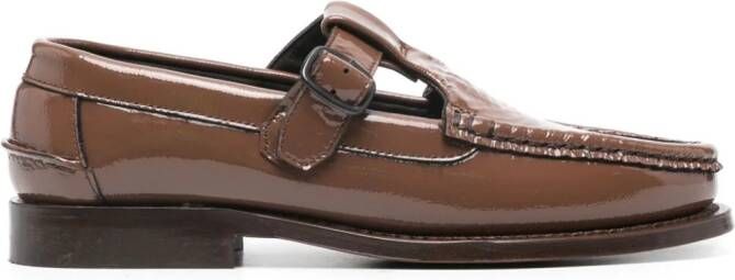 Hereu Alber patent loafers Brown