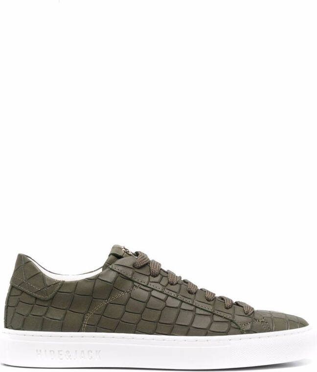HideJack Essence Croco sneakers Green
