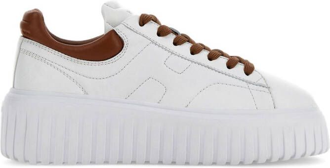 Hogan logo-embroidered sneakers White