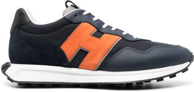 Hogan low-top lace-up sneakers Blue