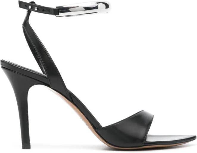 ISABEL MARANT Yluan 80mm leather sandals Black