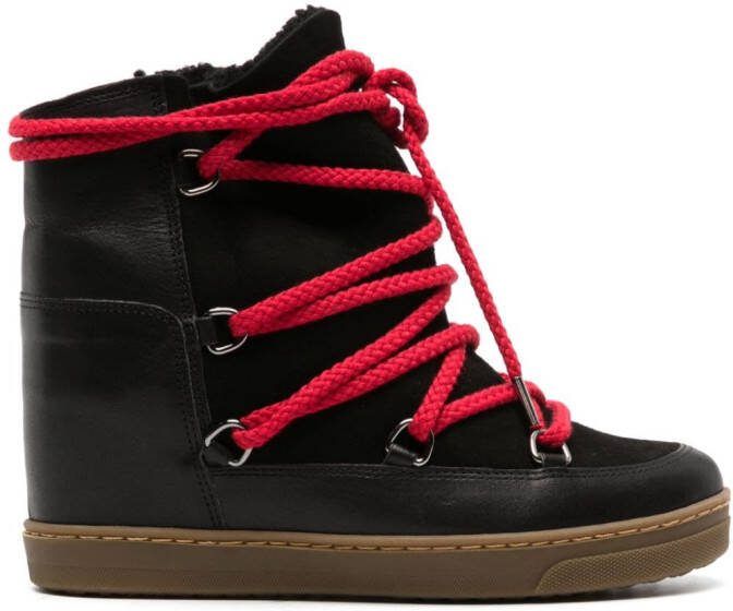 ISABEL MARANT Nowles suede ankle boots Black