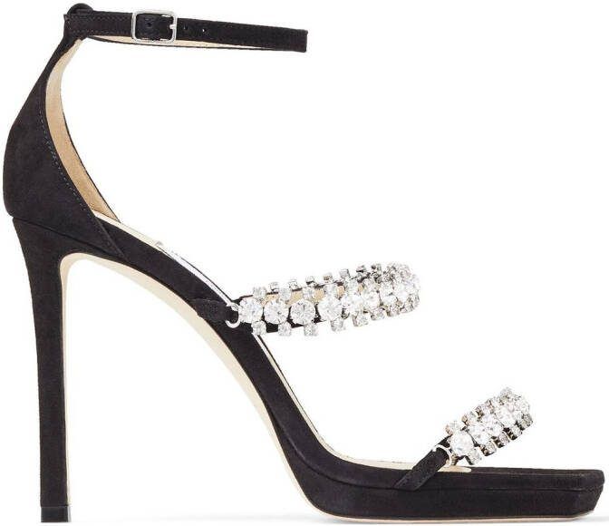 Jimmy Choo 105mm Bing sandals Black