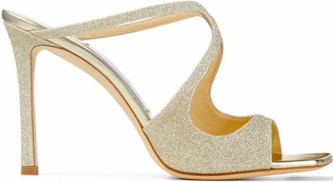 Jimmy Choo 95mm Anise sandals Silver