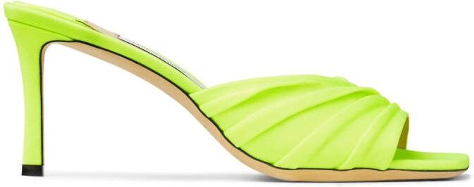 Jimmy Choo Basil 75mm open-toe mules Green - Picture 6