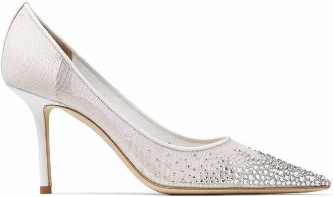 Jimmy Choo Love 85mm pumps White