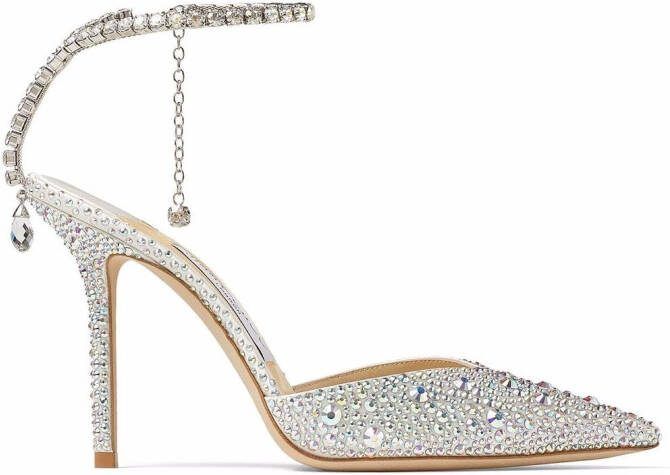 Jimmy Choo Saeda 100mm pumps White