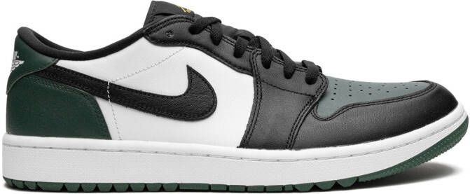 Jordan Air 1 Low G "White Black Noble Green Pollen" sneakers
