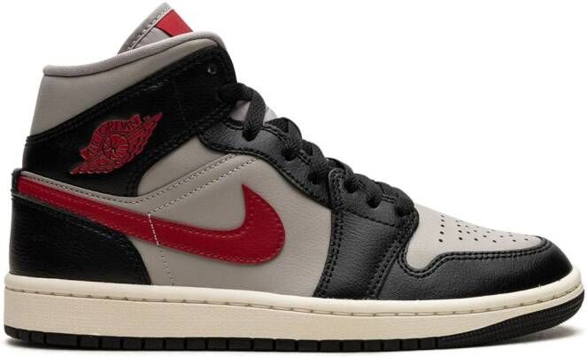 Jordan Air 1 Mid "Red-College" sneakers Black
